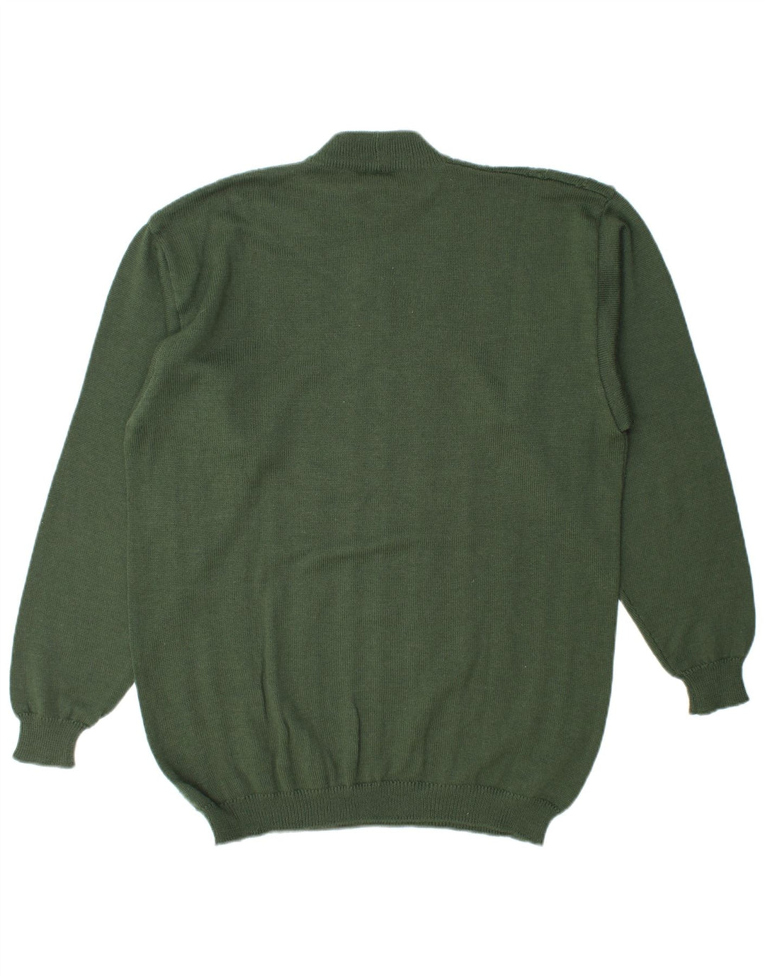 Vintage hombres tortuga cuello jumper suéter grande verde