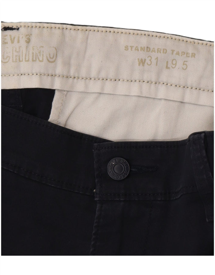 Levi's Pantalones cortos chinos estándar para hombre W31 Algodón azul marino mediano