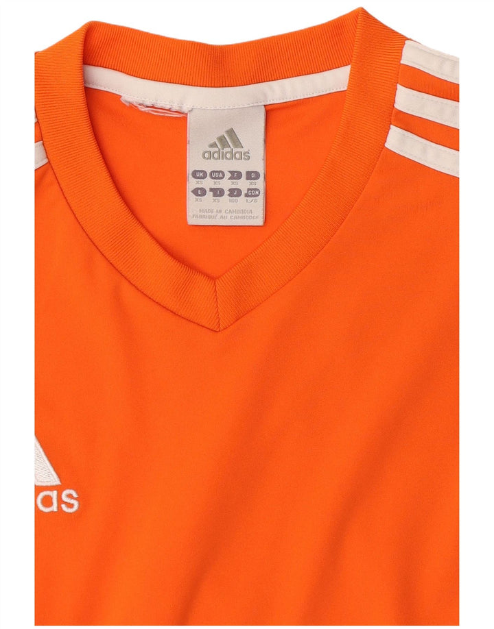 Adidas Mens Climalite Camiseta Top XS Naranja