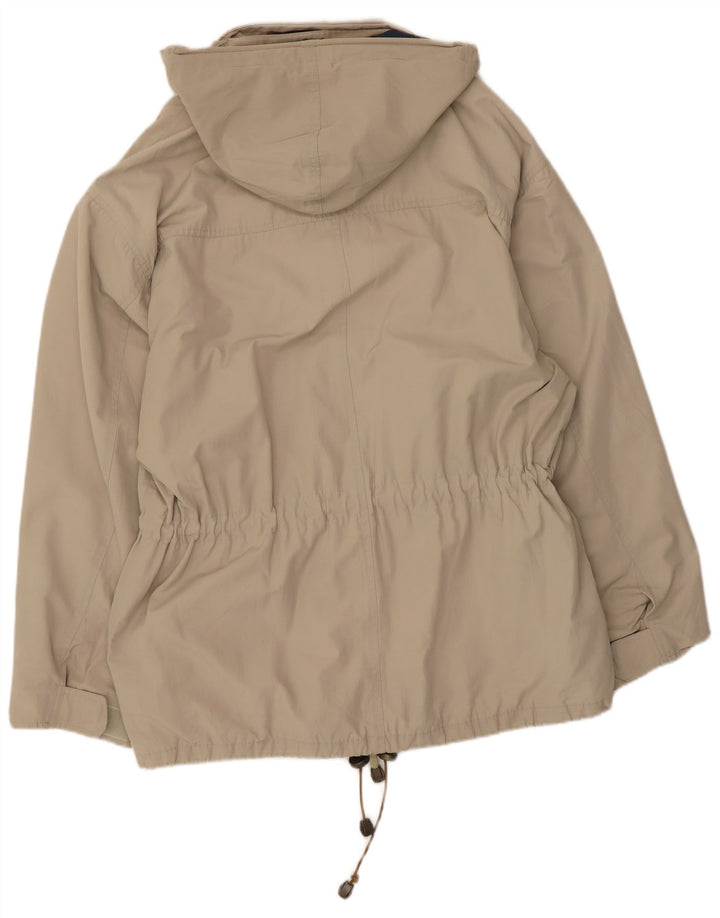 Bailo Chaqueta impermeable con capucha para hombre UK 38 Algodón beige medio