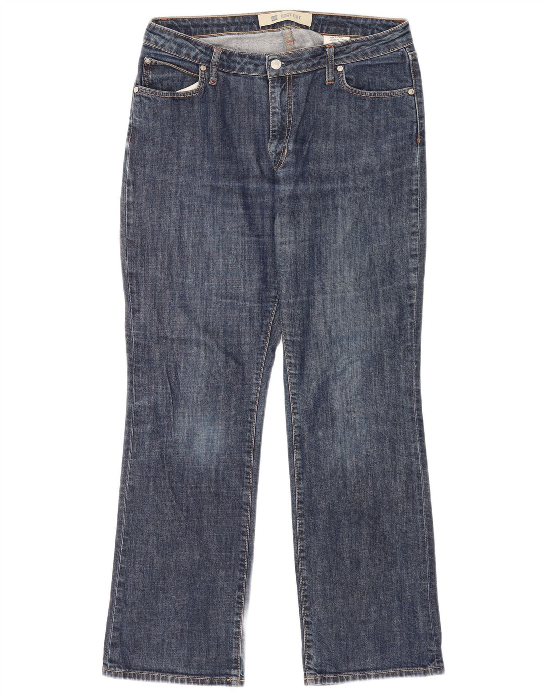 Gap Jeans elásticos para mujer, talla 12, grande, W32, L29, algodón azul