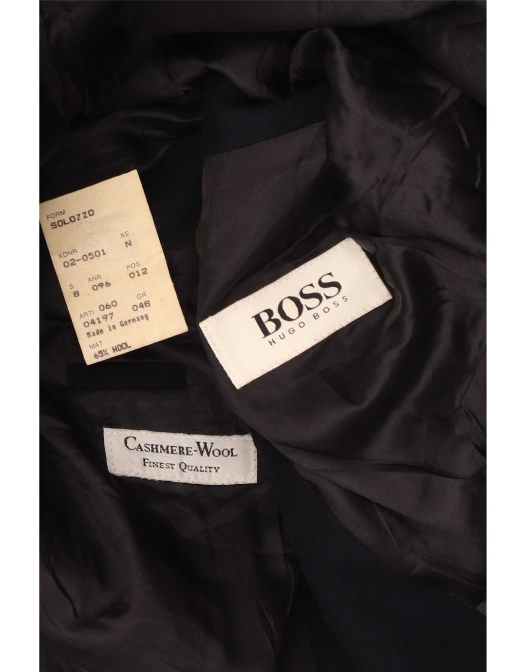 Hugo Boss Chaqueta tipo blazer de 2 botones para hombre EU 48 Lana azul marino mediana