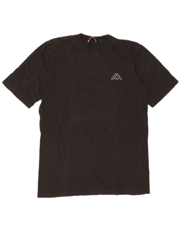 Kappa - Camiseta para hombre, talla grande, color negro, algodón
