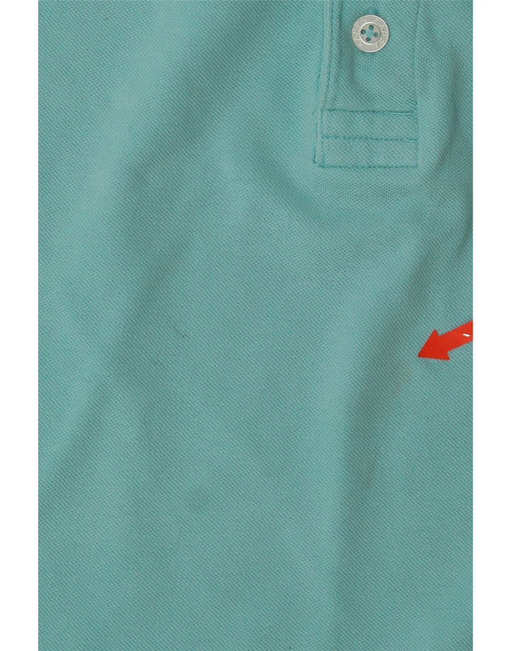 KAPPA Polo Hombre XL Rayas Turquesa