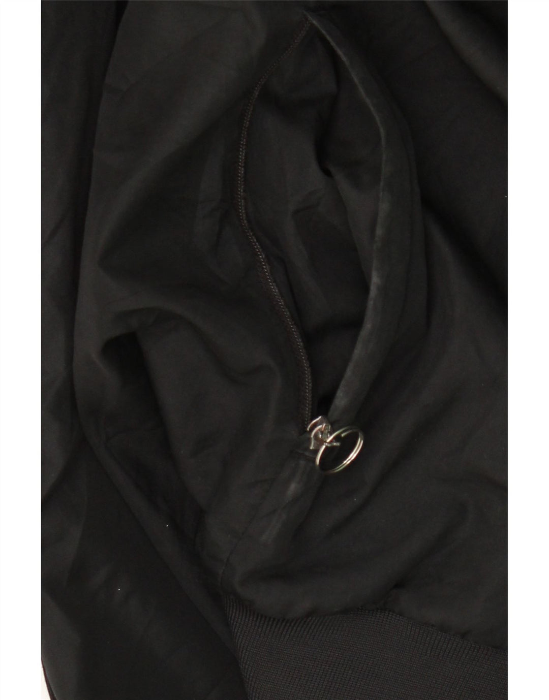 Kappa Mens Graphic Chándal Top Chaqueta XL Poliéster Negro