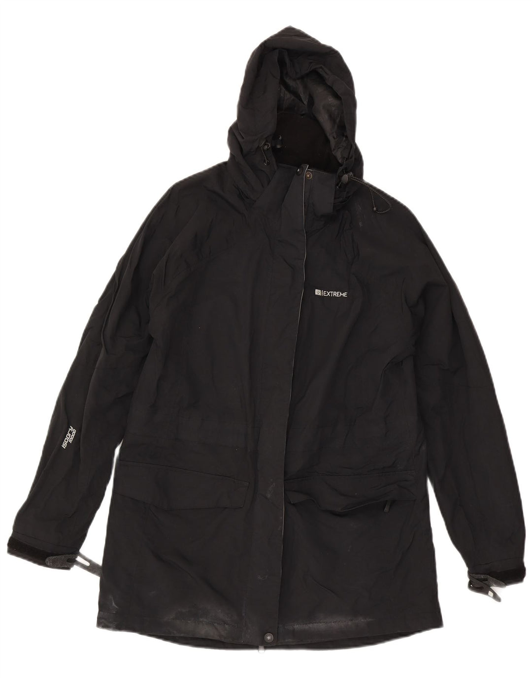 Chubasquero con capucha para mujer Mountain Warehouse UK 42 Medium Black Nylon