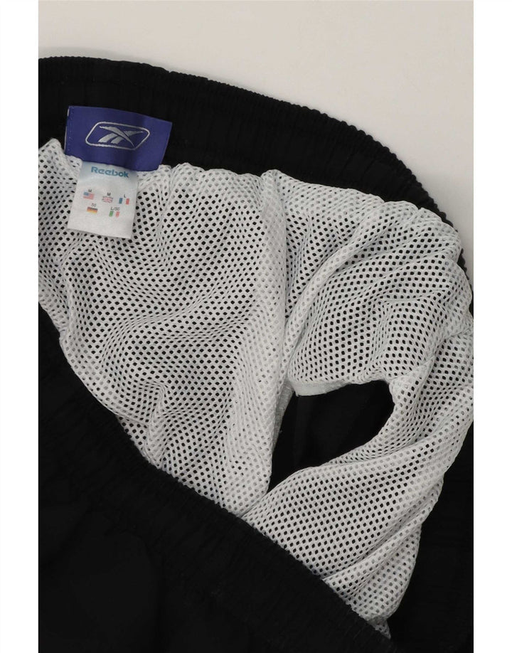Pantalones cortos deportivos Reebok Hombre Mediano Negro Poliéster