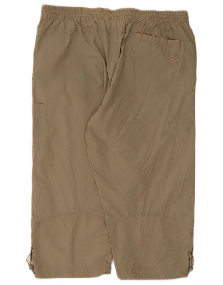 Adidas Hombre Capri Pantalón Chándal XL Beige Poliéster