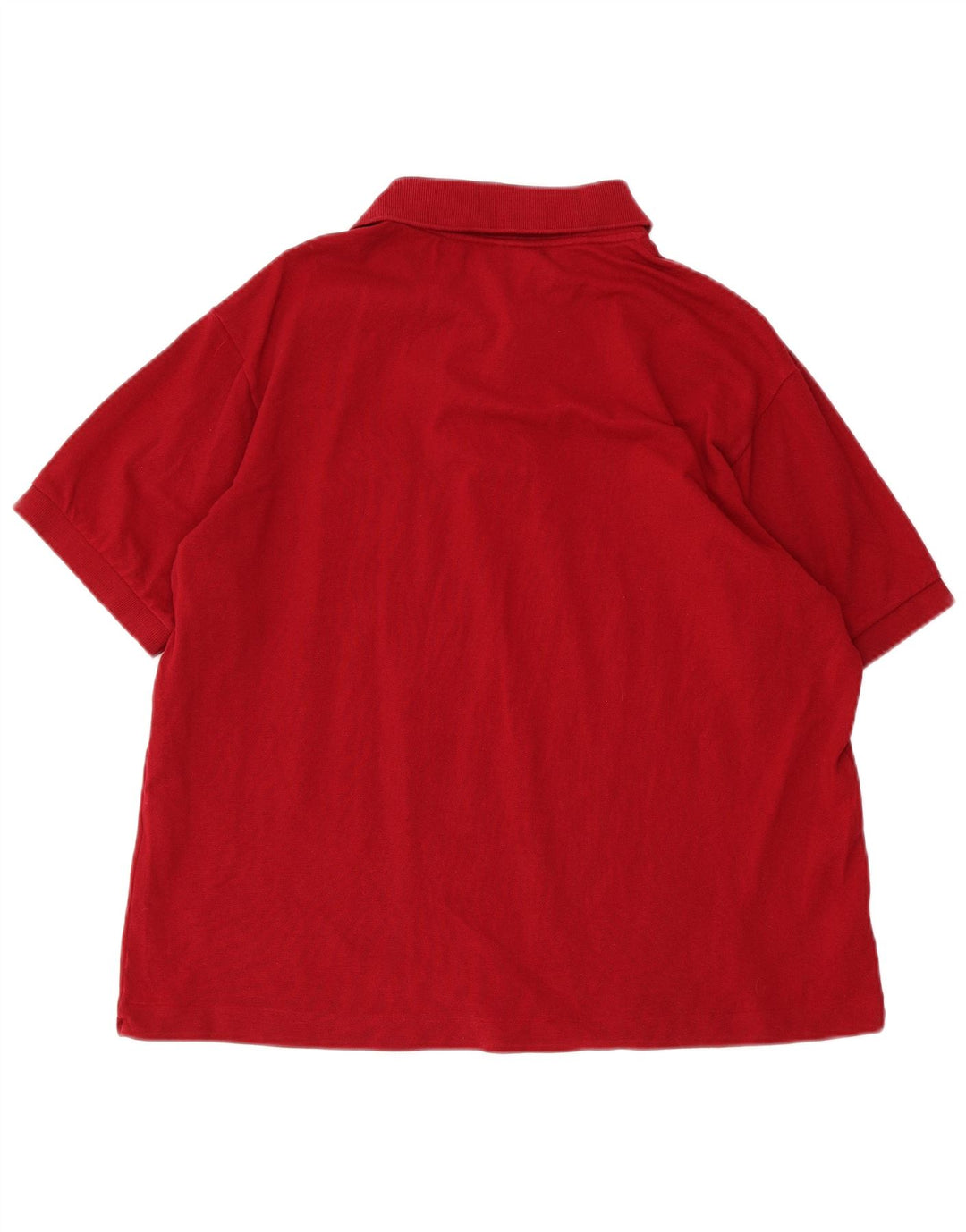 LACOSTE Polo de corte clásico para hombre Talla 6 XL Algodón rojo