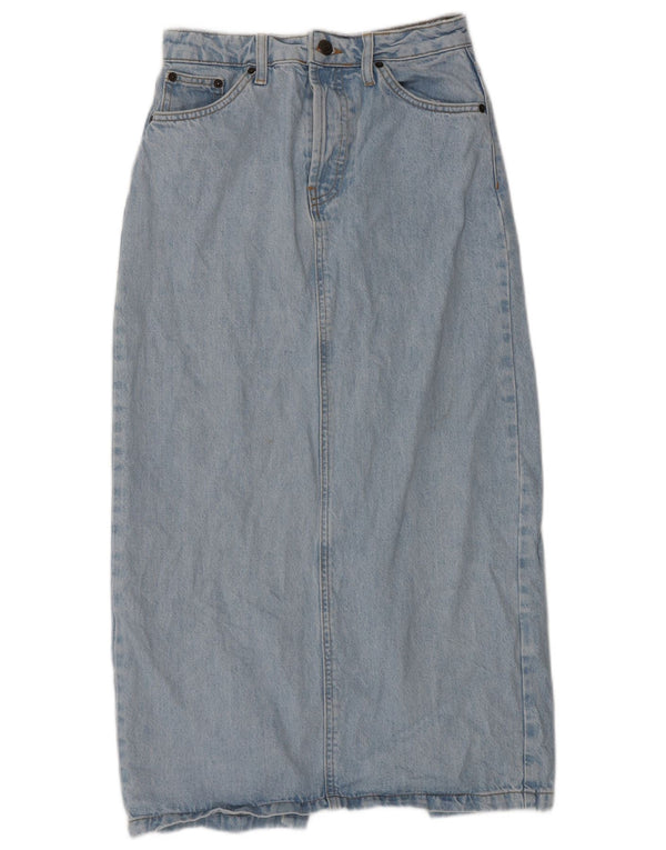 Topshop Falda vaquera para mujer UK 8 Small W26 Azul