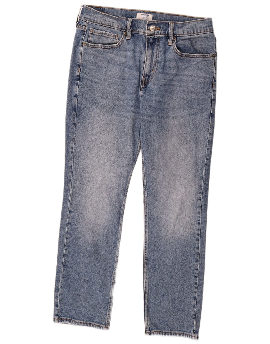 Levi's Mujer Denizen Slim Jeans W33 L30 Algodón Azul