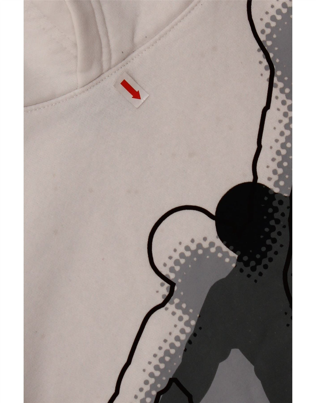 JORDAN Sudadera con capucha gráfica para niños 13-14 años XL Algodón blanco