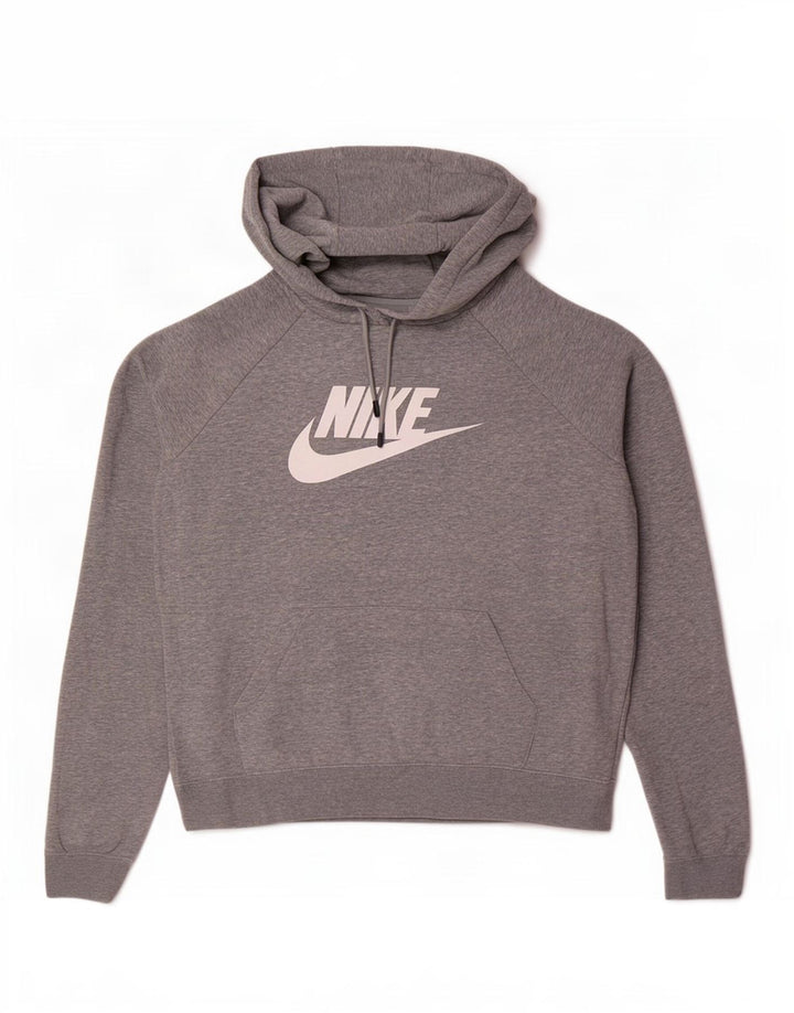 Nike - Sudadera con capucha para mujer, talla 40, color gris medio