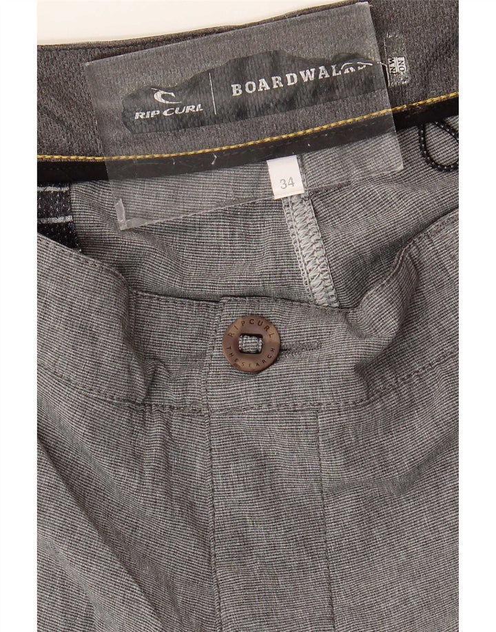 Rip Curl pantalones cortos chinos para hombre W34 grande gris moteado