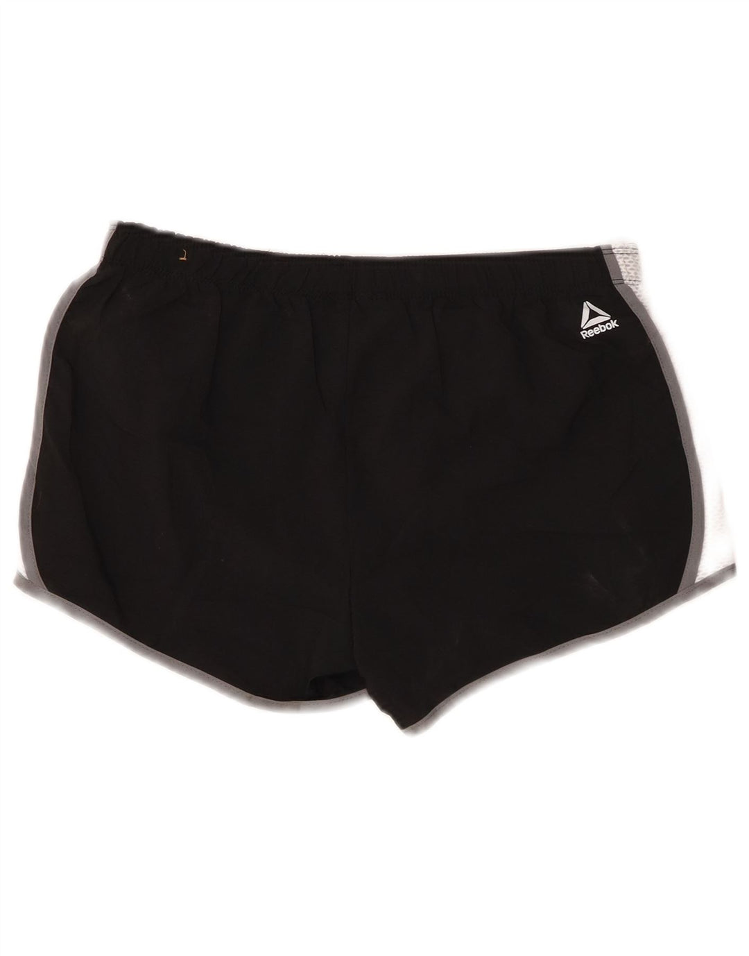 REEBOK Shorts deportivos con gráficos para hombre Small Black Colorblock