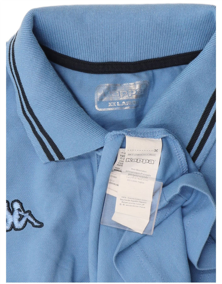 Kappa Polo Hombre 2XL Algodón Azul