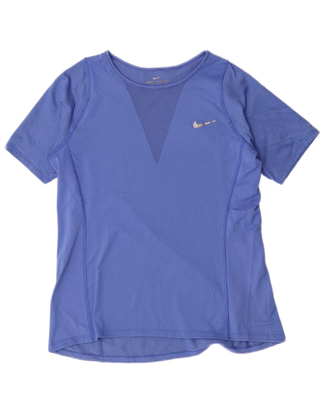 Nike Camiseta para mujer Top UK 44 Azul medio Poliéster