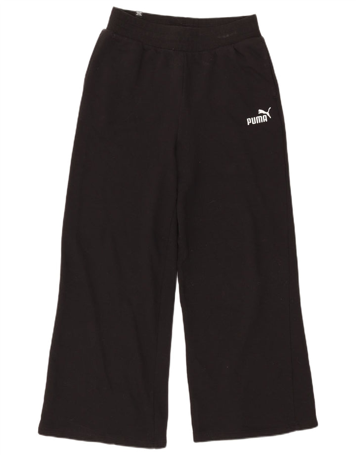 Puma Pantalones de chándal para mujer UK 44 Mediano Negro Algodón