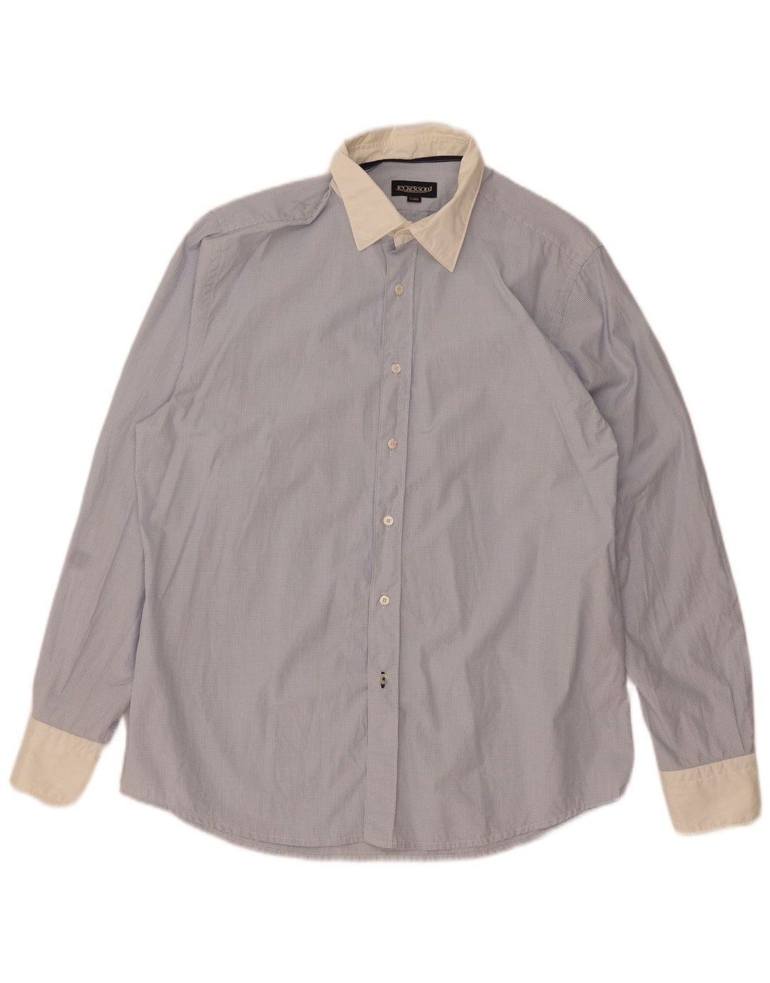 Jeckerson Camisa Hombre XL Azul Cuadros Algodón