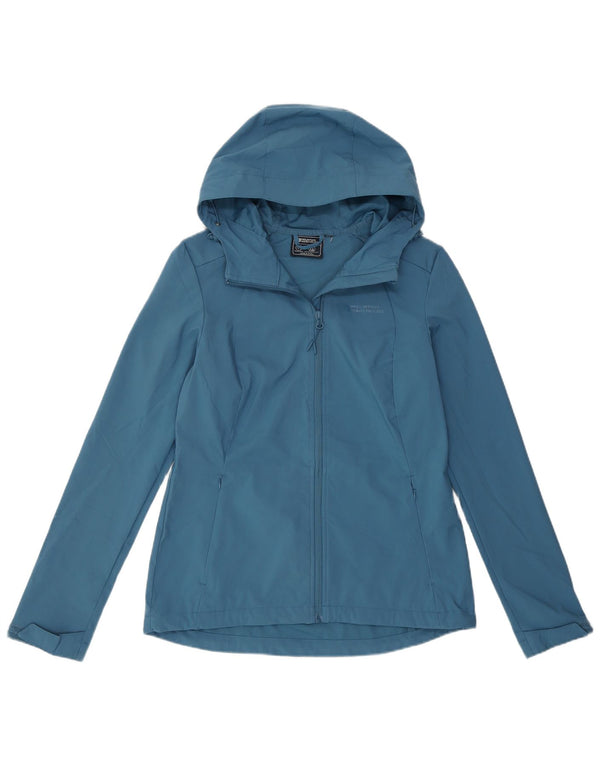 MOUNTAIN WAREHOUSE Chaqueta impermeable con capucha para mujer UK 6 XS Poliéster azul