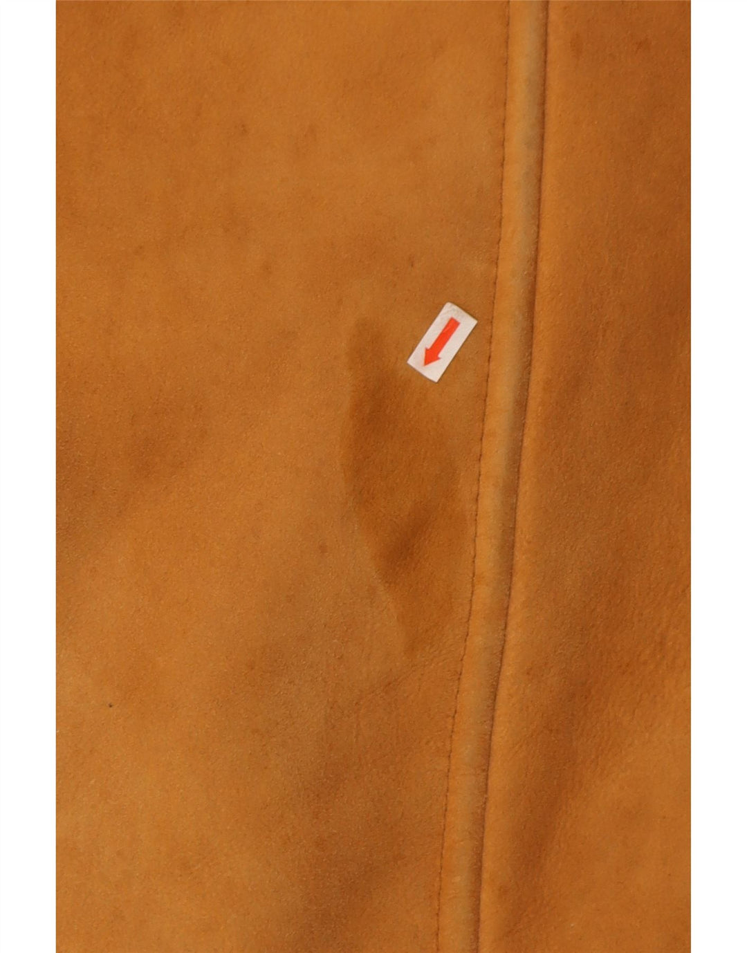 Vintage hombres doble pecho shearling chaqueta Reino Unido 42 XL Beige