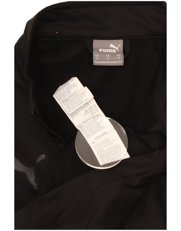 Puma Hombre Chándal Top Chaqueta Mediana Negro Poliéster