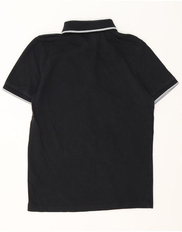 Kappa Polo Hombre Medium Negro Algodón