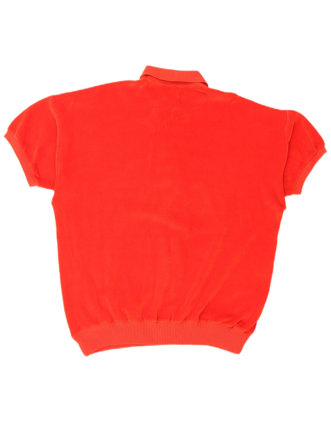 VINTAGE Mens Polo Shirt Medium Red Cotton