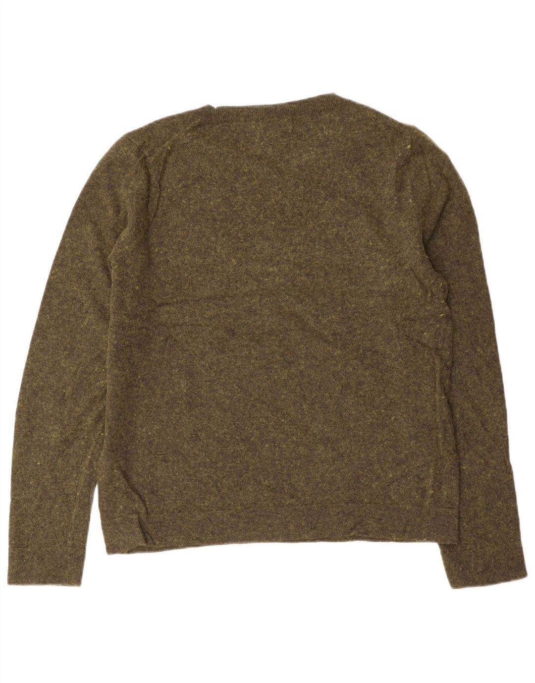 J. CREW Suéter tipo jersey con cuello barco Teddie para mujer UK 46 Grande verde moteado