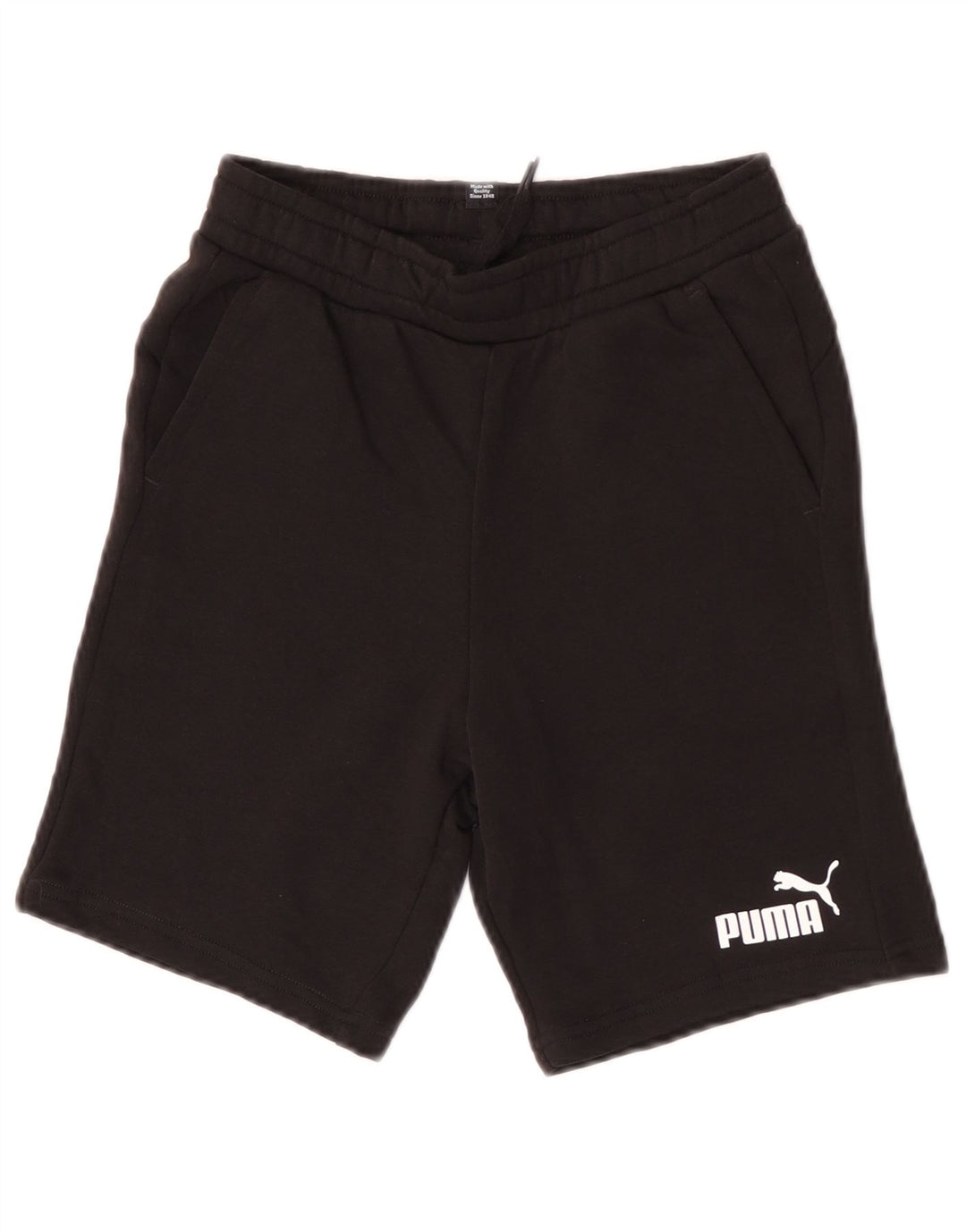 Puma Pantalones cortos deportivos para niños 11-12 años Algodón negro
