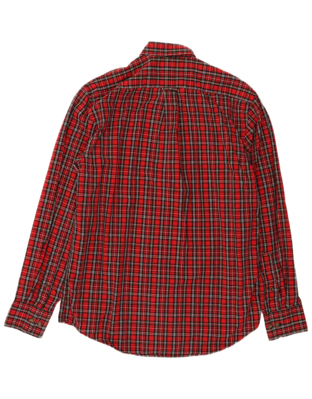 IZOD Camisa Hombre Pequeño Cuadros Rojos Algodón
