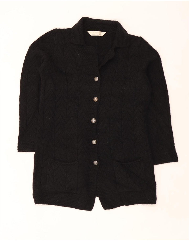 Marks & Spencer Suéter tipo cárdigan St. Michael para mujer UK 46 Grande Negro