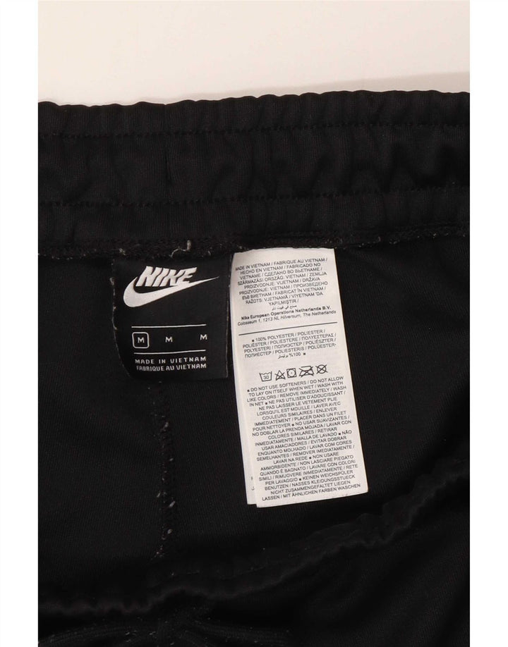 Nike Pantalones cortos deportivos gráficos para mujer UK 40 Mediano Negro Colorblock Poliéster