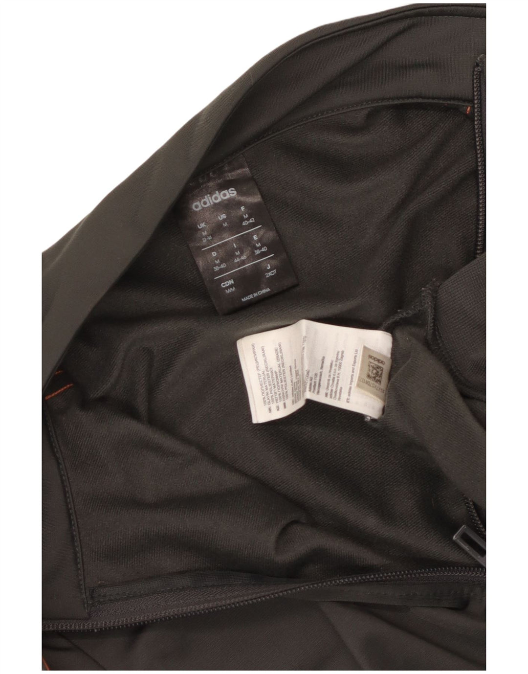 Adidas Chaqueta de Chándal para Mujer UK 12/14 Poliéster Gris Medio