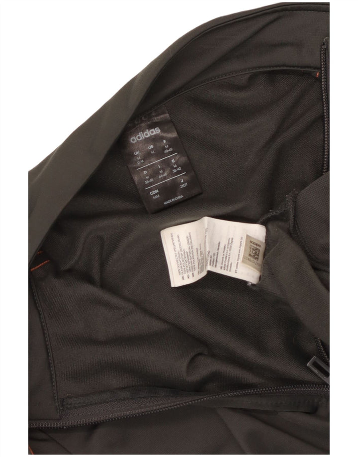 Adidas Chaqueta de Chándal para Mujer UK 12/14 Poliéster Gris Medio