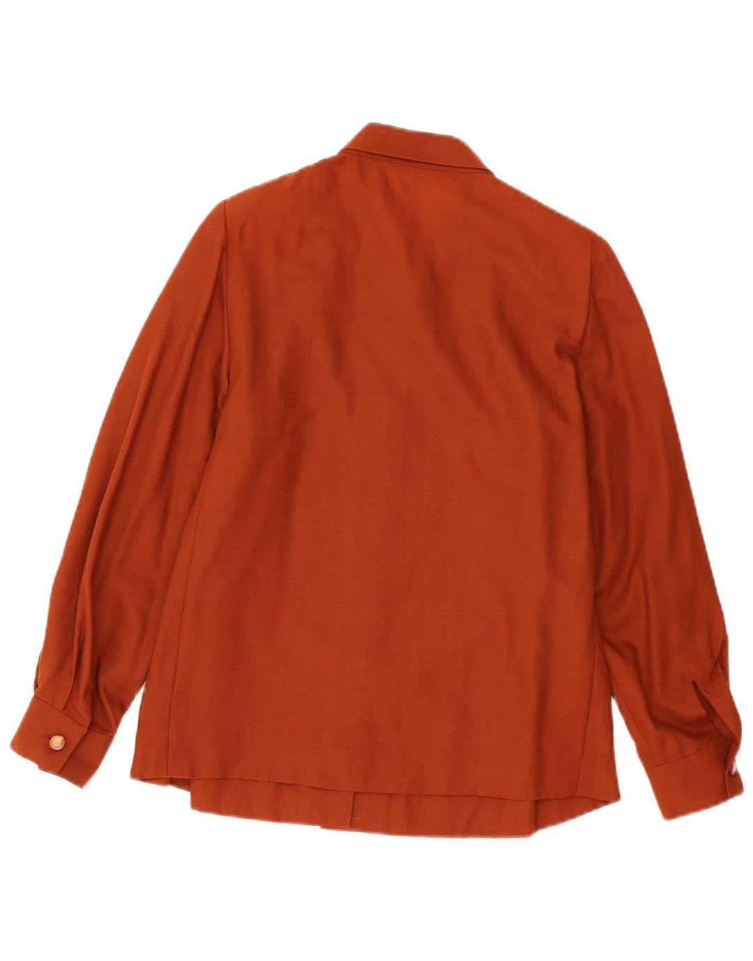 Vintage mujer camisa Reino Unido 16 gran granate