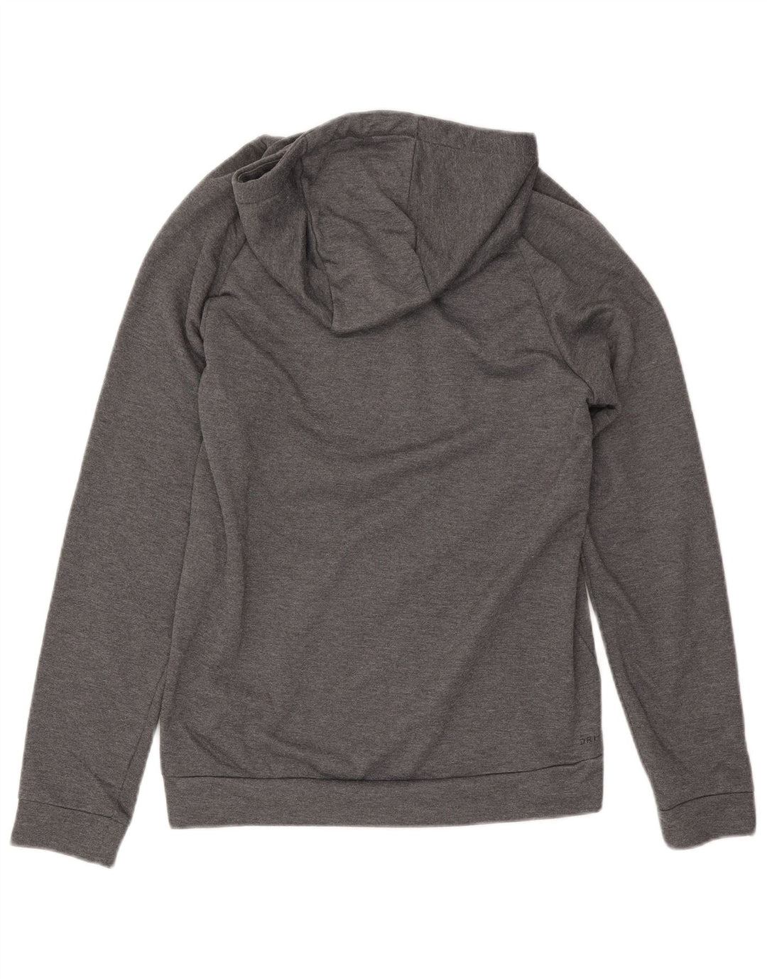 Nike Dri Fit Graphic Sudadera con capucha para hombre, talla pequeña, poliéster gris