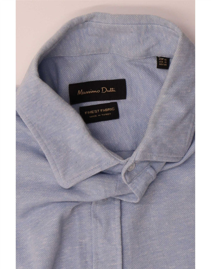 Camisa Massimo Dutti Hombre XL Azul