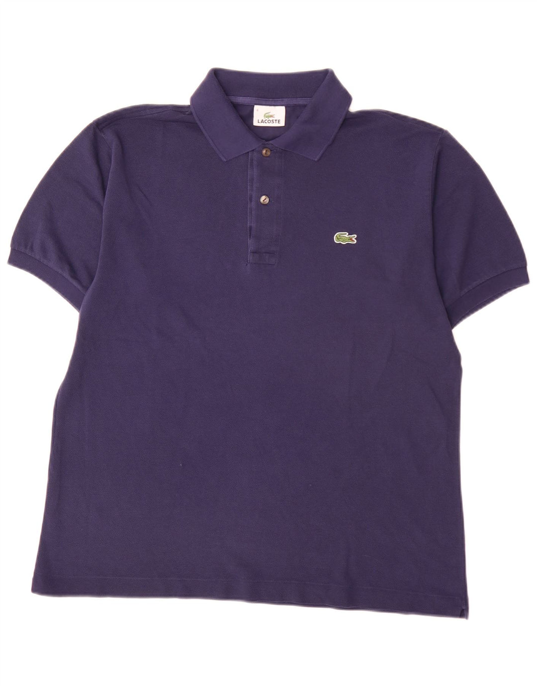 Polo Lacoste para hombre talla 4 mediano algodón morado