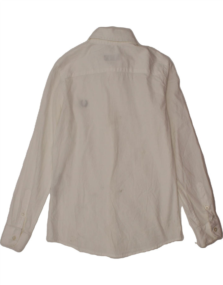 FRED PERRY Boys Shirt 7-8 Years White Cotton Vintage Fred Perry and Second-Hand Fred Perry from Messina Hembry 