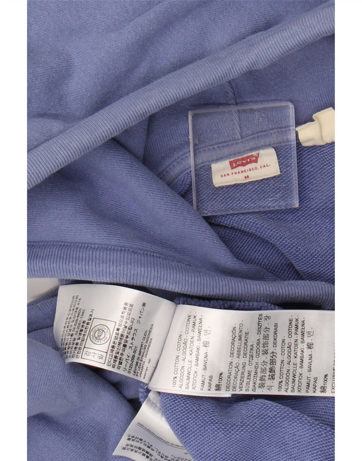 Levi's Jersey con capucha holgado para mujer Reino Unido 44 Algodón azul medio