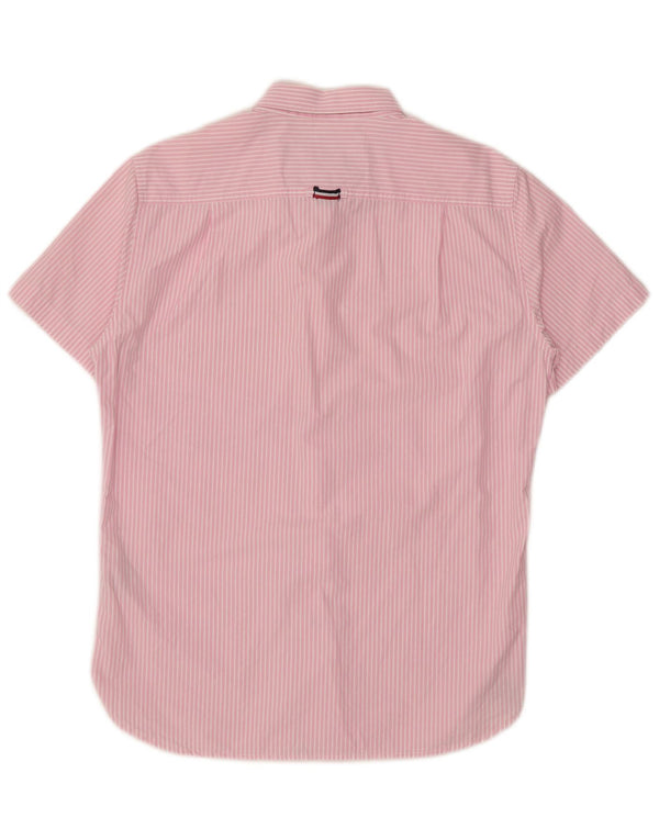 Superdry Camisa De Manga Corta De Algodón A Rayas Rosa Grande Para Hombre