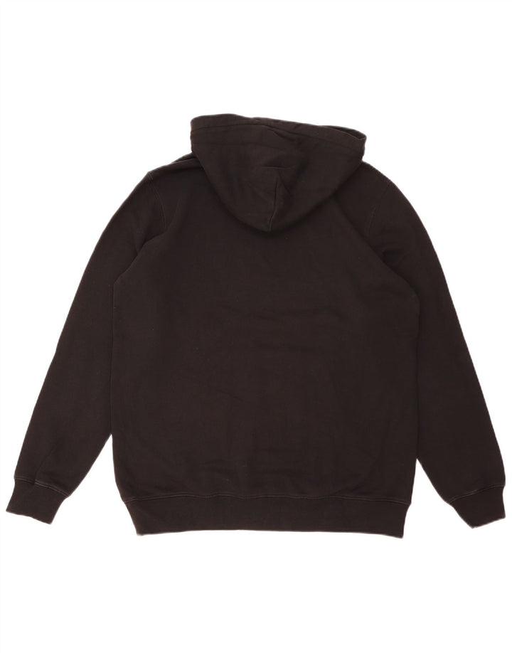 Dondup Hombre Sudadera Con Capucha Gráfica Jersey De Algodón Negro Mediano