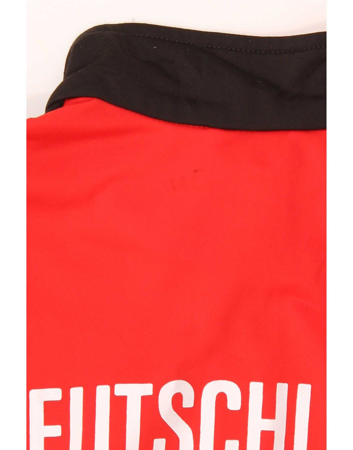 Puma Chaqueta De Chándal Con Gráfico Deutshland Para Hombre Rojo Medio Colorblock