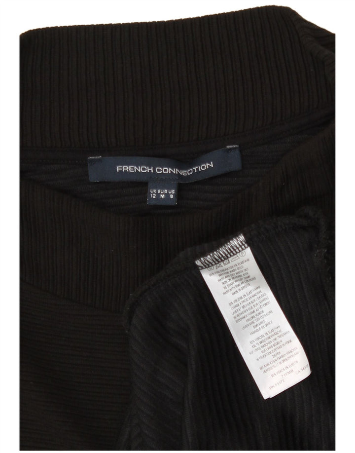 French Connection Vestido básico para mujer UK 42 Medium Viscosa negra