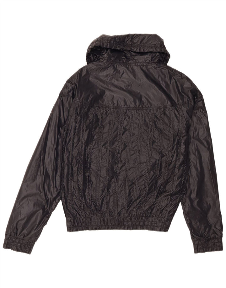 Calvin Klein Chaqueta Bomber para Mujer UK 6 XS Nylon Negro
