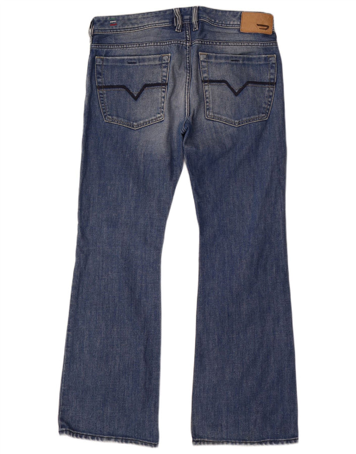DIESEL Vaqueros Zathan Bootcut para Hombre W32 L30 Algodón Azul