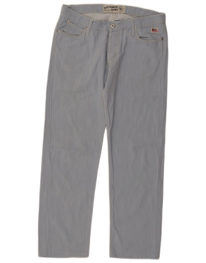 Roy Rogers Vaqueros rectos para hombre W32 L29 Algodón azul