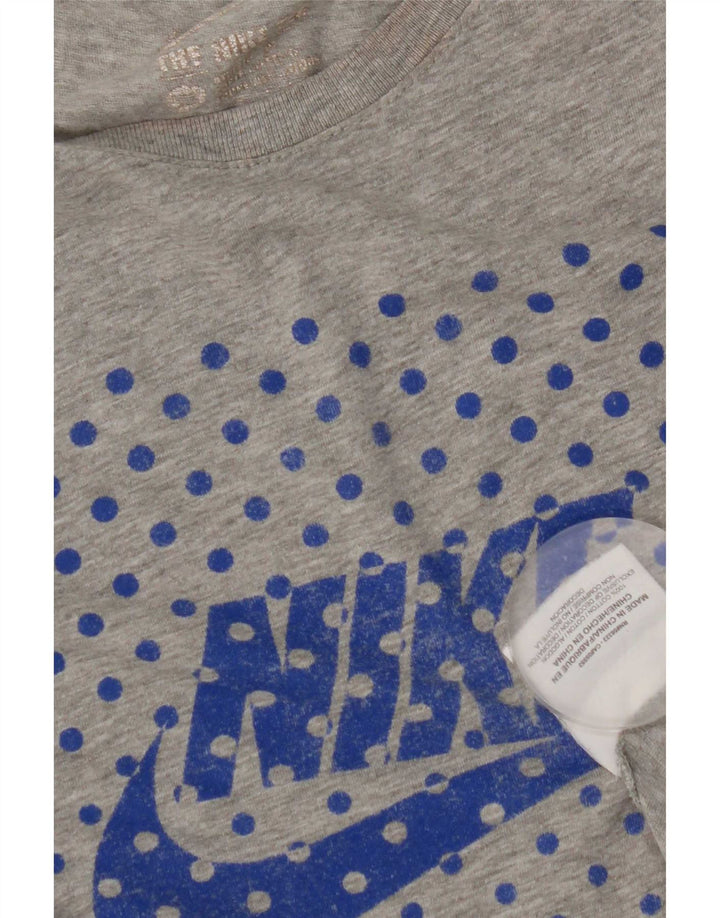Camiseta Nike Air Max Graphic para hombre, parte superior de algodón gris medio