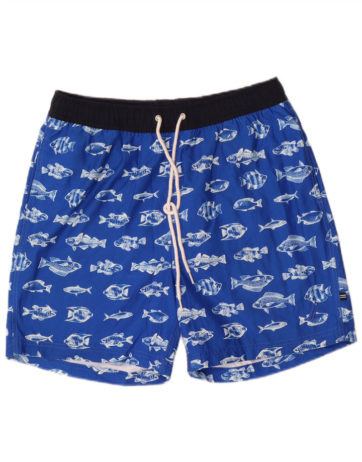 NAUTICA Bañador Hombre con Estampado Abstracto Azul Medio Poliéster